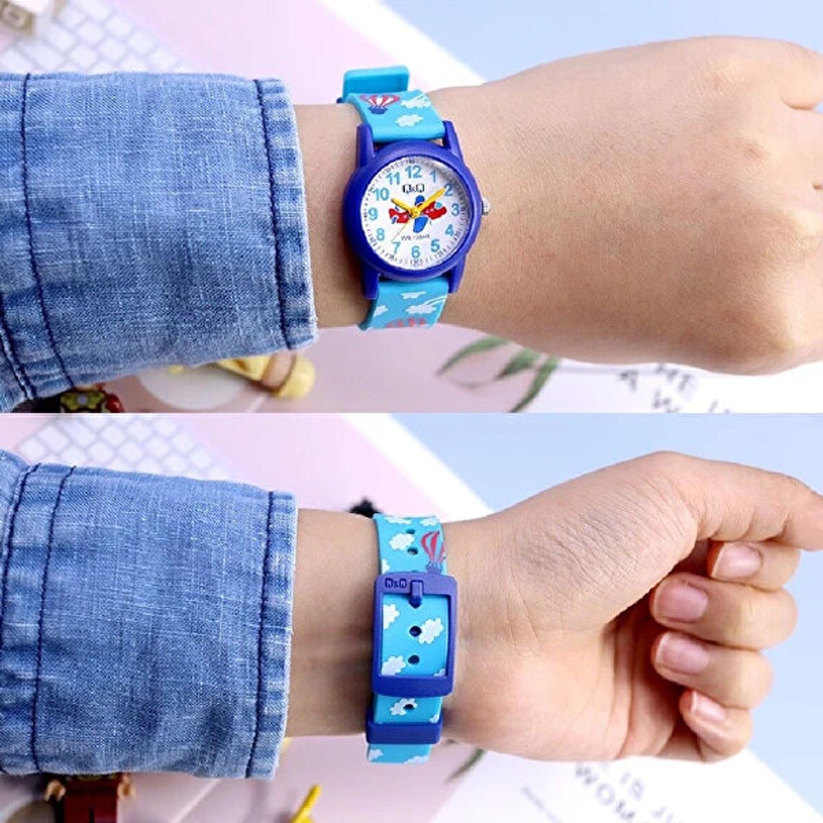 QYQ - RELOJ MARCA QYQ VR99J018Y PARA NIÑO ANALOGO WR10BAR