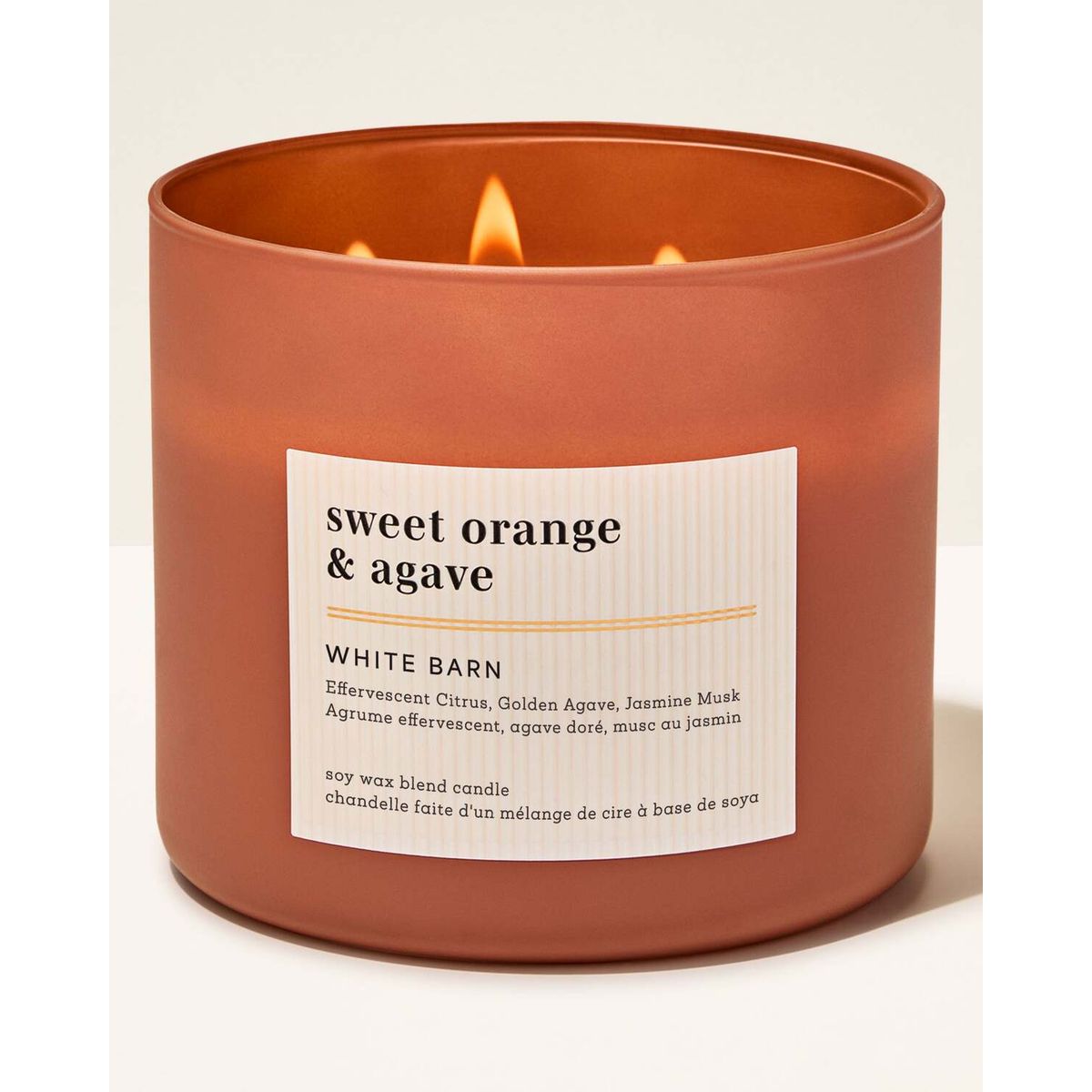 BATH & BODY WORKS - Vela Grande Bath and Body Works Sweet Orange & Agave