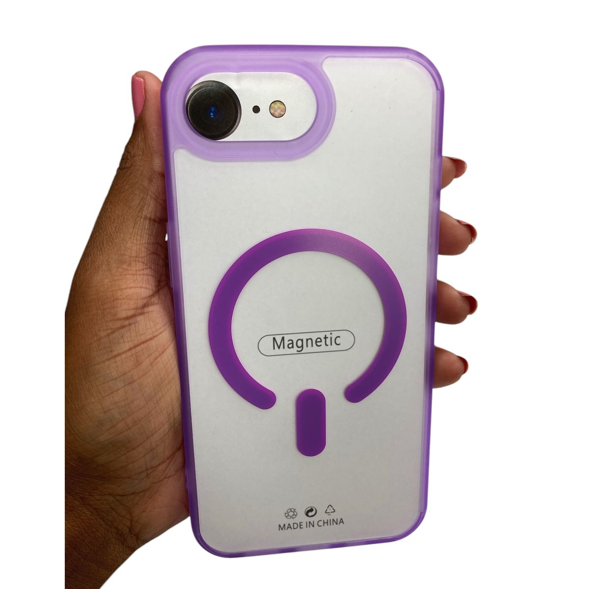 JOIGO - Carcasa Matte Para IPhone 17e Compatible con Magsafe Lila