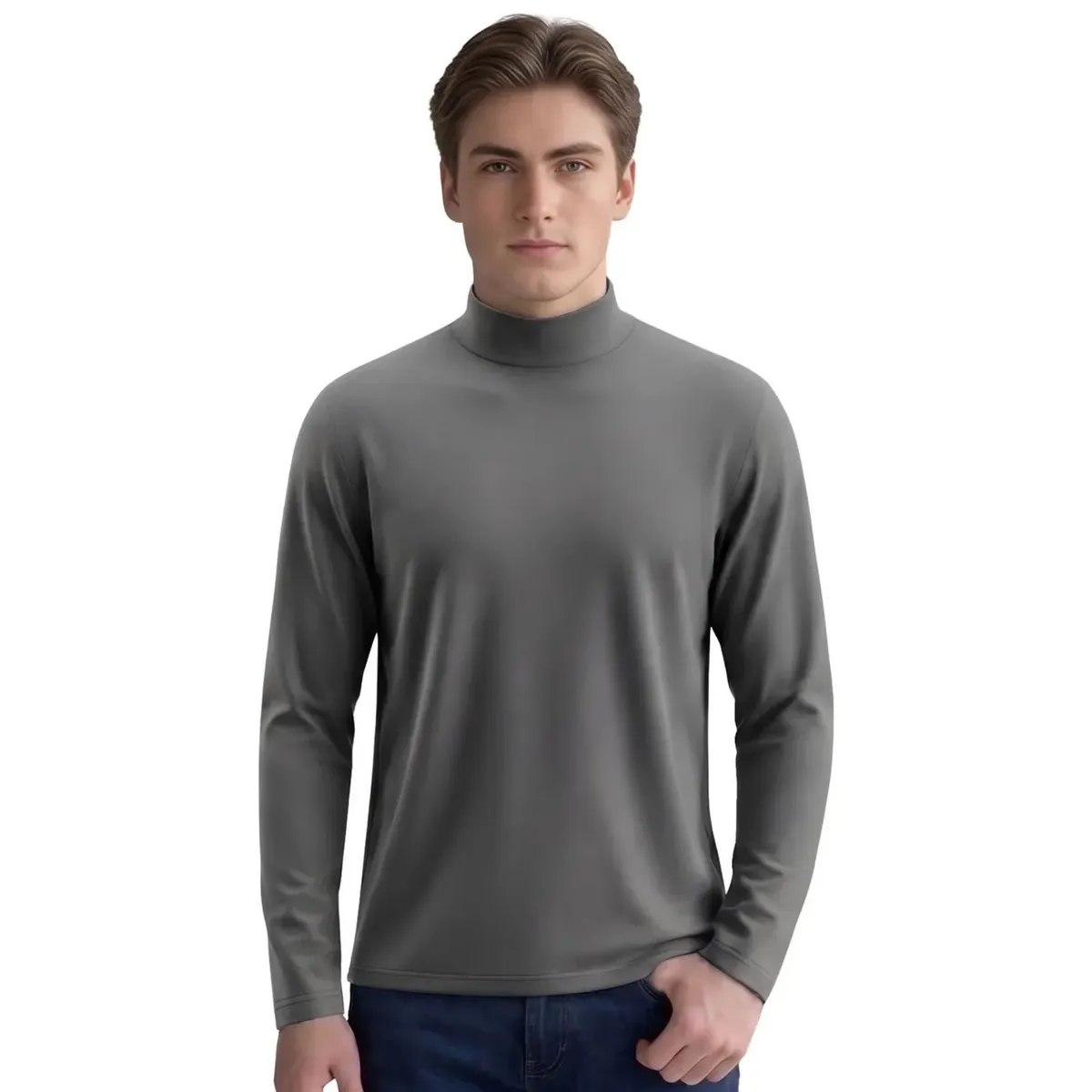 LOOK SHOP - Camiseta Beatle Bambú Manga Larga Forro Polar Térmica Colores 007