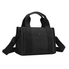 CALU - Cartera Mini Tote Charlotte Negro