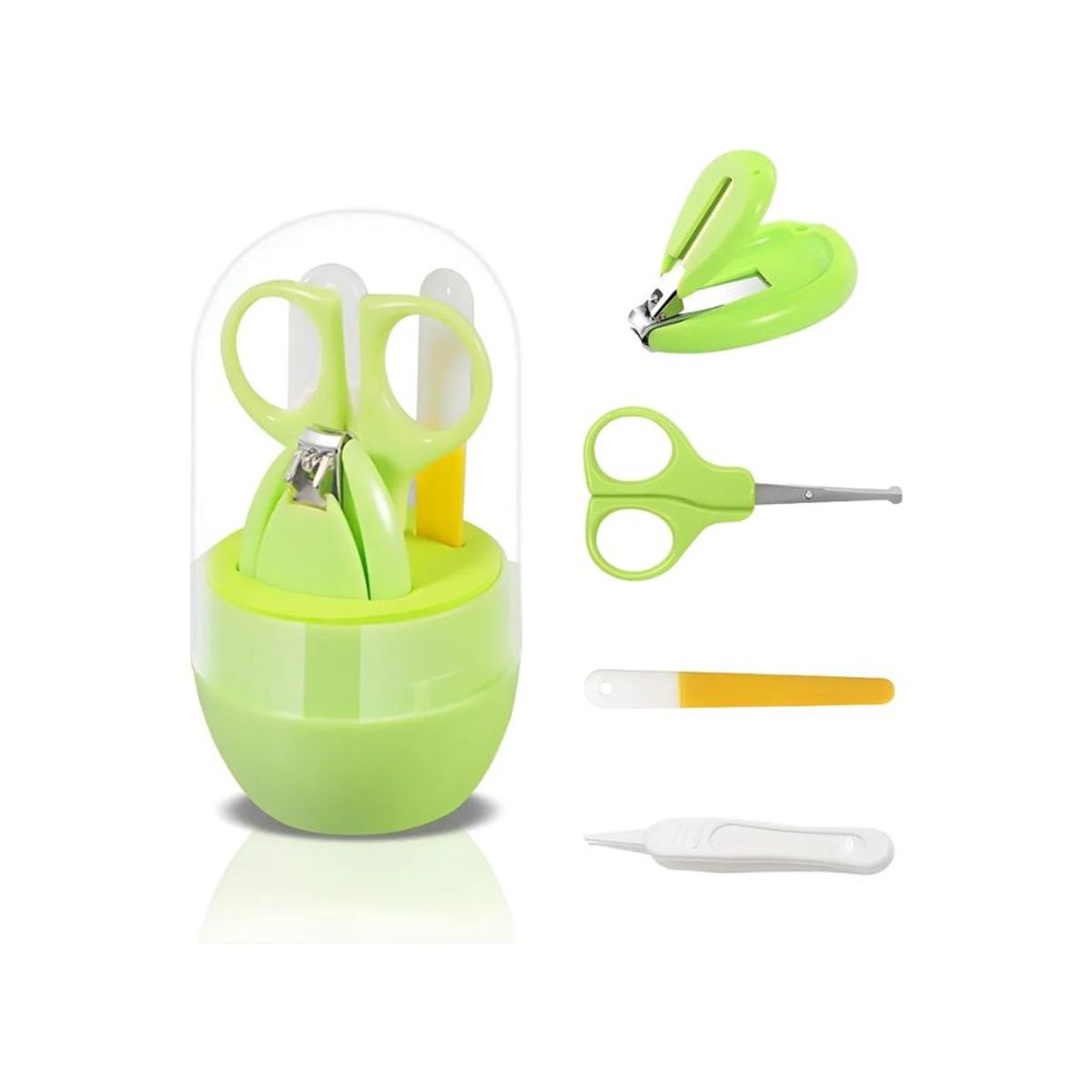 GENERICO - Kit De Higiene 4 Piezas Para Bebés Verde