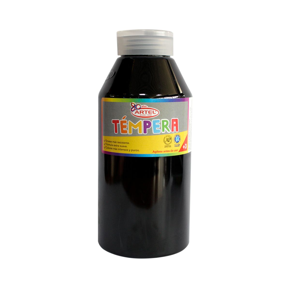 ARTEL - Frasco 500ml Tempera Negro 21