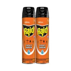 RAID - Pack Insecticida casa y jardin 420 ml