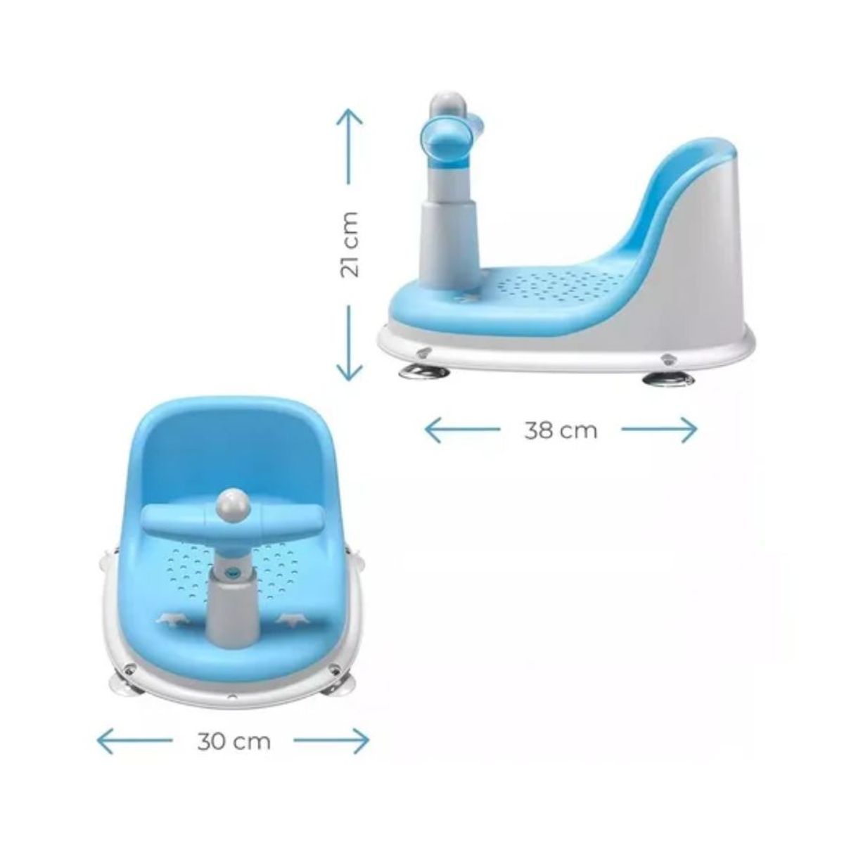 GENERICO - Silla De Ducha Para Bebes Azul