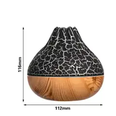 GENERICO - Humidificador de volcán pequeño con diseño de veta