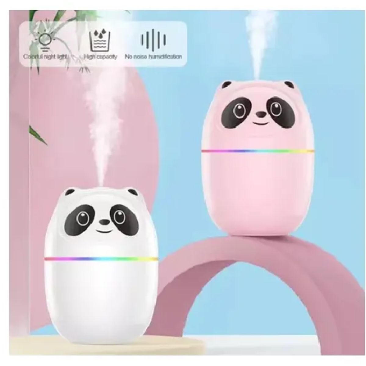 GENERICO - Panda Mini humidificador, 7.4 fl