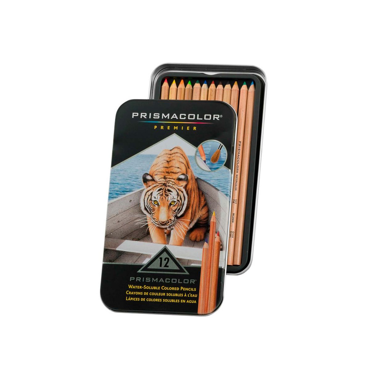 PRISMACOLOR - Lápices De Color Acuarelable Prismacolor Premier 12 Colores