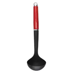KITCHENAID - Cucharón Nylon Mango Rojo