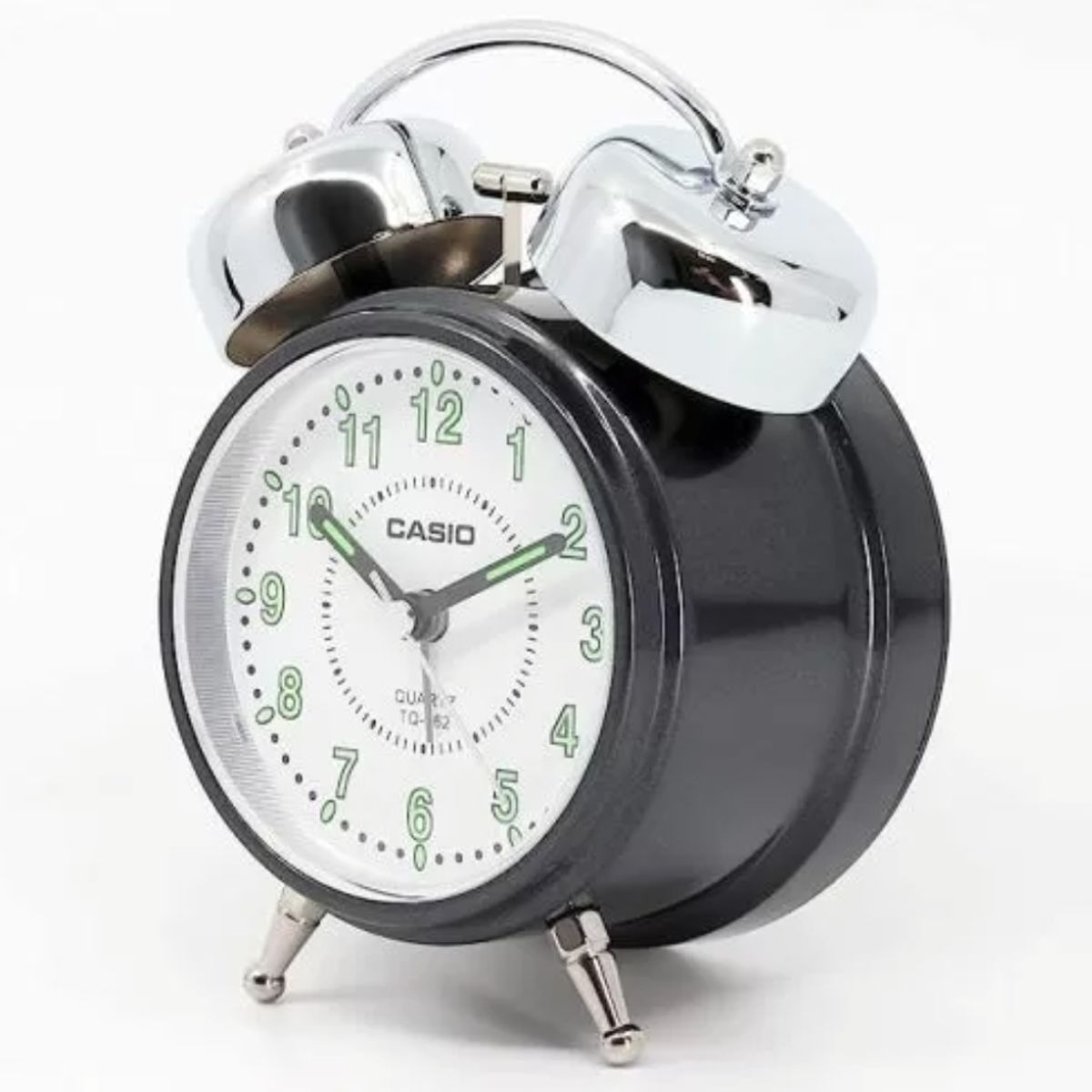 CASIO - RELOJ CASIO TQ362-1B DESPERTADOR  ANALOGO CAMPANILLA
