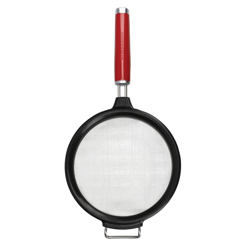 KITCHENAID - Colador Metal Mango Rojo Kitchenaid