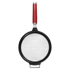 KITCHENAID - Colador Metal Mango Rojo