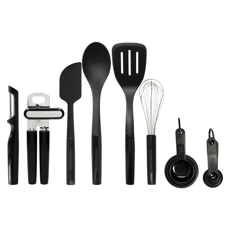 KITCHENAID Set 15 Utensilios y Gadgets Negro