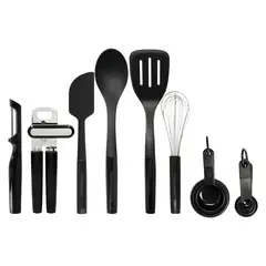 KITCHENAID - Set 15 Utensilios y Gadgets Negro