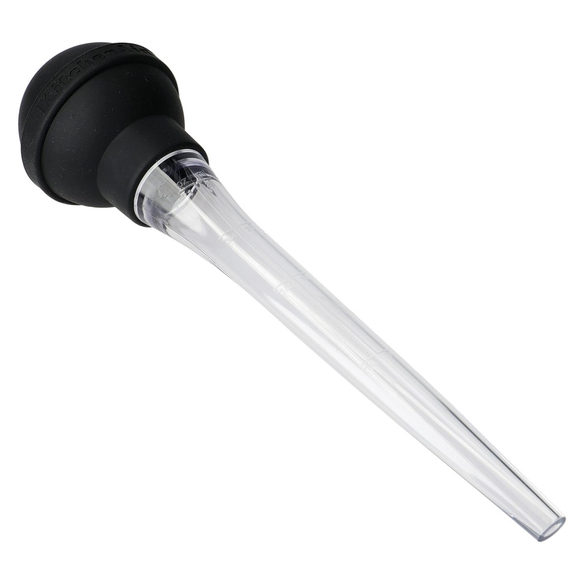 KITCHENAID - Bombilla para Hornear Silicona Negro Kitchenaid