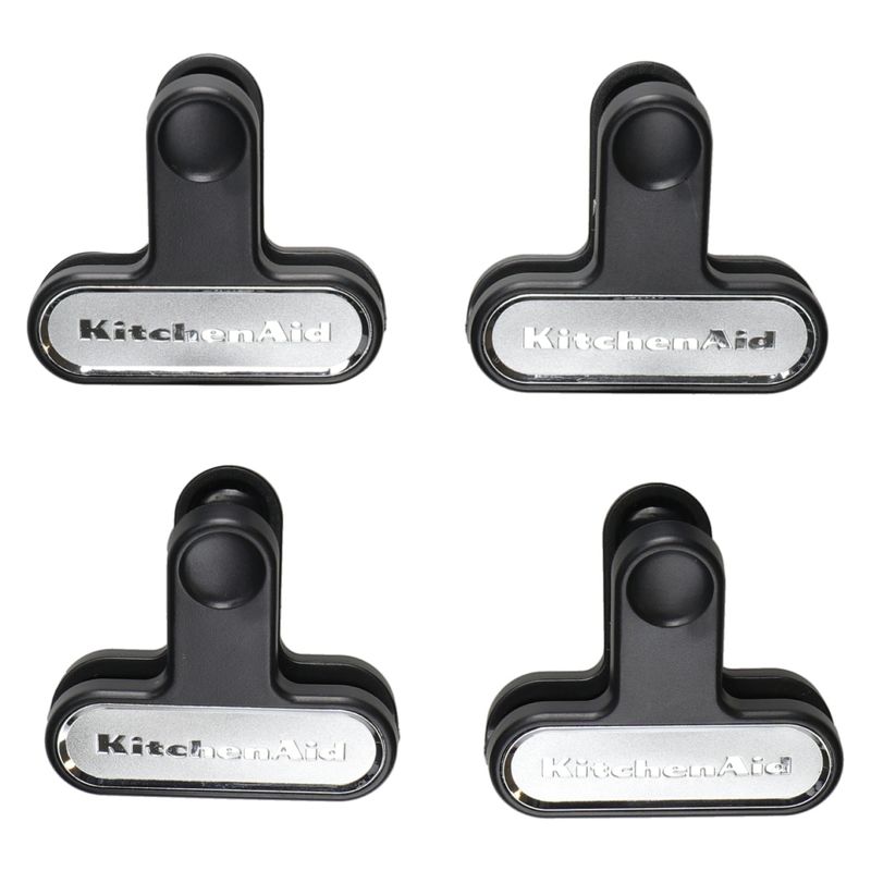 KITCHENAID - Set 4 Clips para Bolsas Negro Kitchenaid