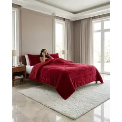 GENERICO - Cubrecamas Plush Con Chiporro Premium 2 Plazas