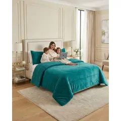 GENERICO - Cubrecamas Plush Con Chiporro Premium 2 Plazas