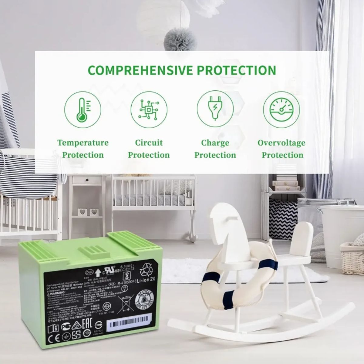 GENERICO - Bateria Para Irobot Roomba E E5 E6 E I3 I4 I6 I7 I7+ I8 Plus
