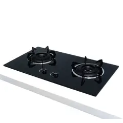 GENERICO - Cocina Encimera A Gas Placa Vidrio Templado