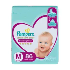 PAMPERS - Pañal Premium Care M x86ud