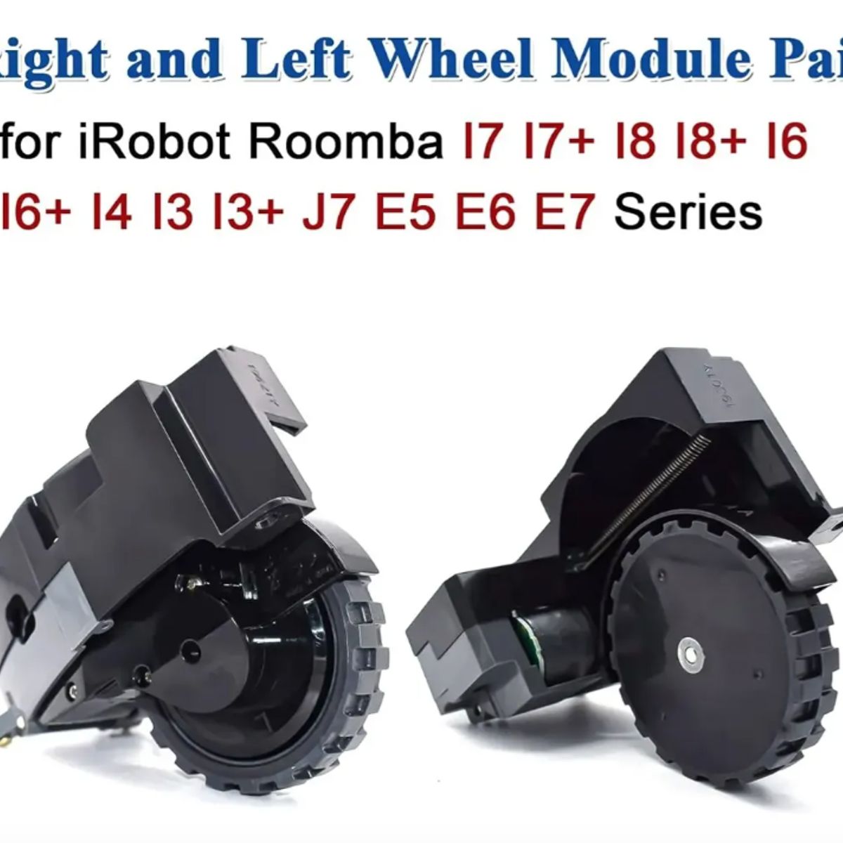 GENERICO - Par Ruedas para Aspiradora Irobot Roomba Series 500 600 700 Nueva
