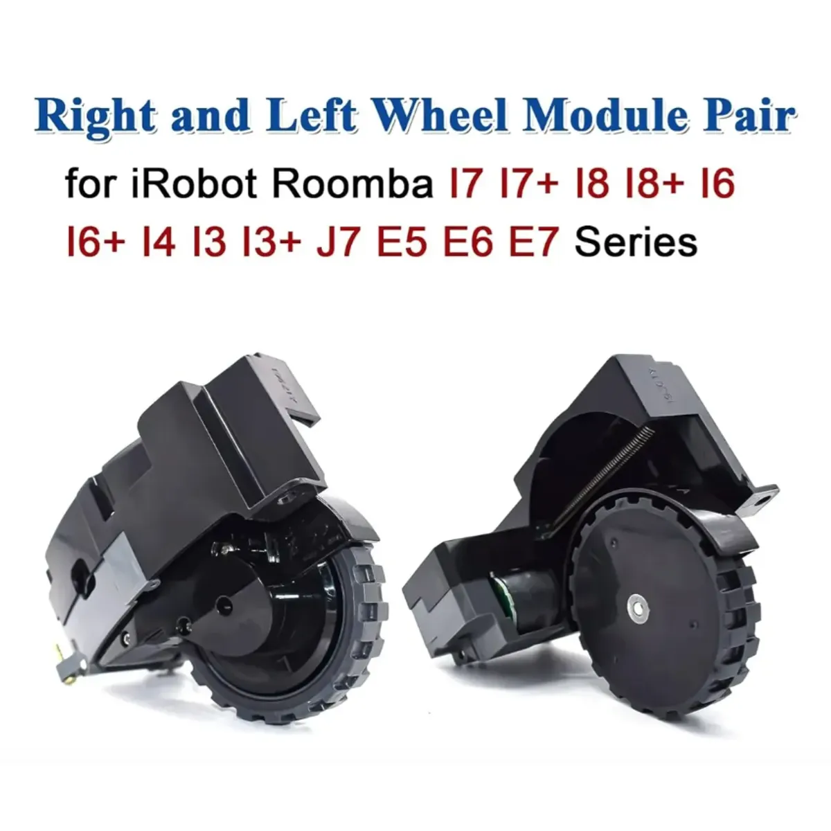 GENERICO - Par Ruedas para Aspiradora Irobot Roomba Series 500 600 700 Nueva