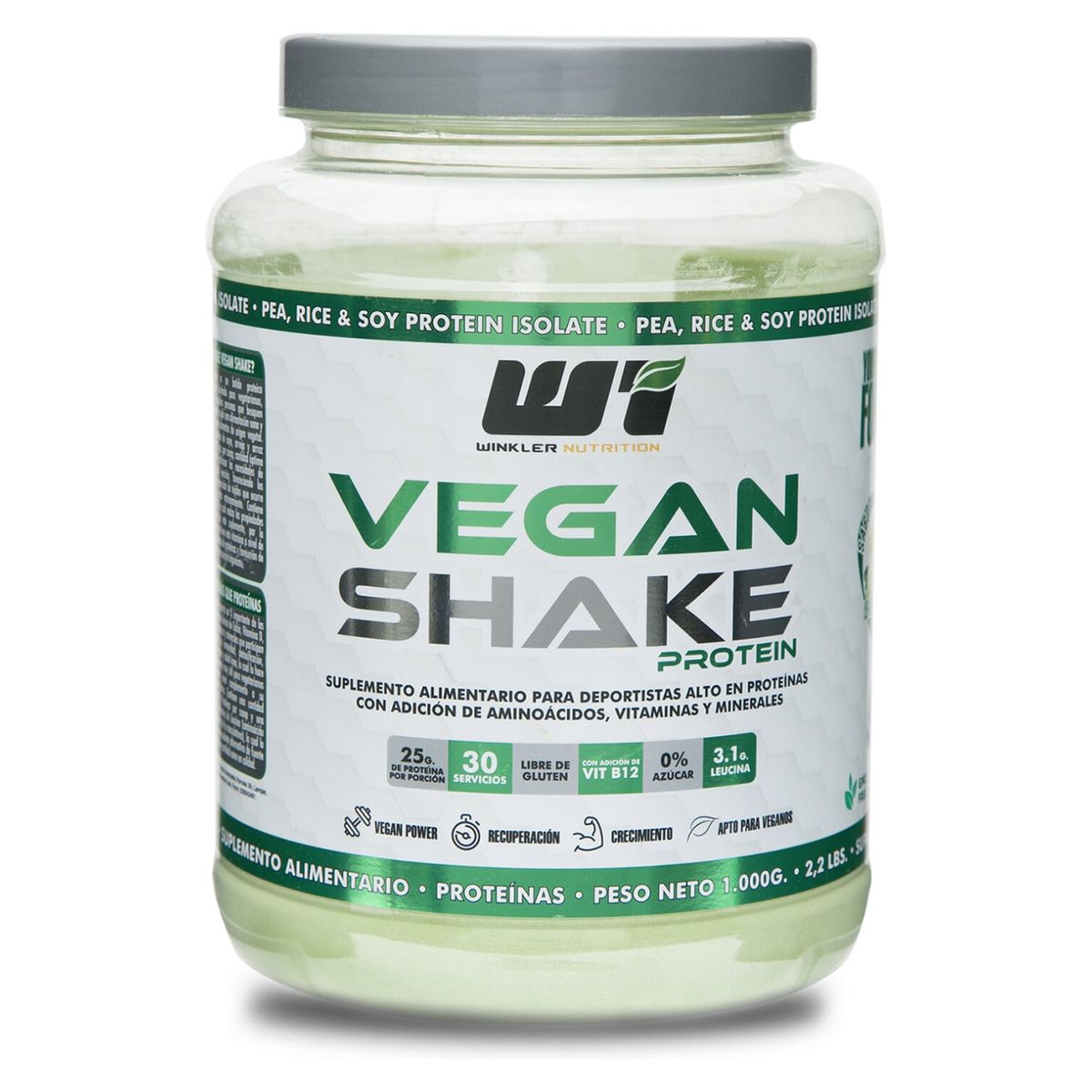 WINKLER NUTRITION - Proteina Vegana Vegan Shake Chocolate 1 Kg.