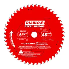 DIABLO - Disco Sierra Circular 6 1/2 48 Metal y Acero D0648CF