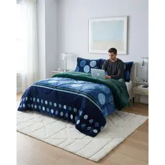 GENERICO - Cubrecamas Sherpa 2 Plazas Plush Ultra Suave De Lujo