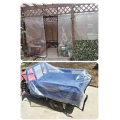 GENERICO - LONA CARPA TRANSPARENTE IMPERBEABLE MULTIUSOS 8X10 MTS