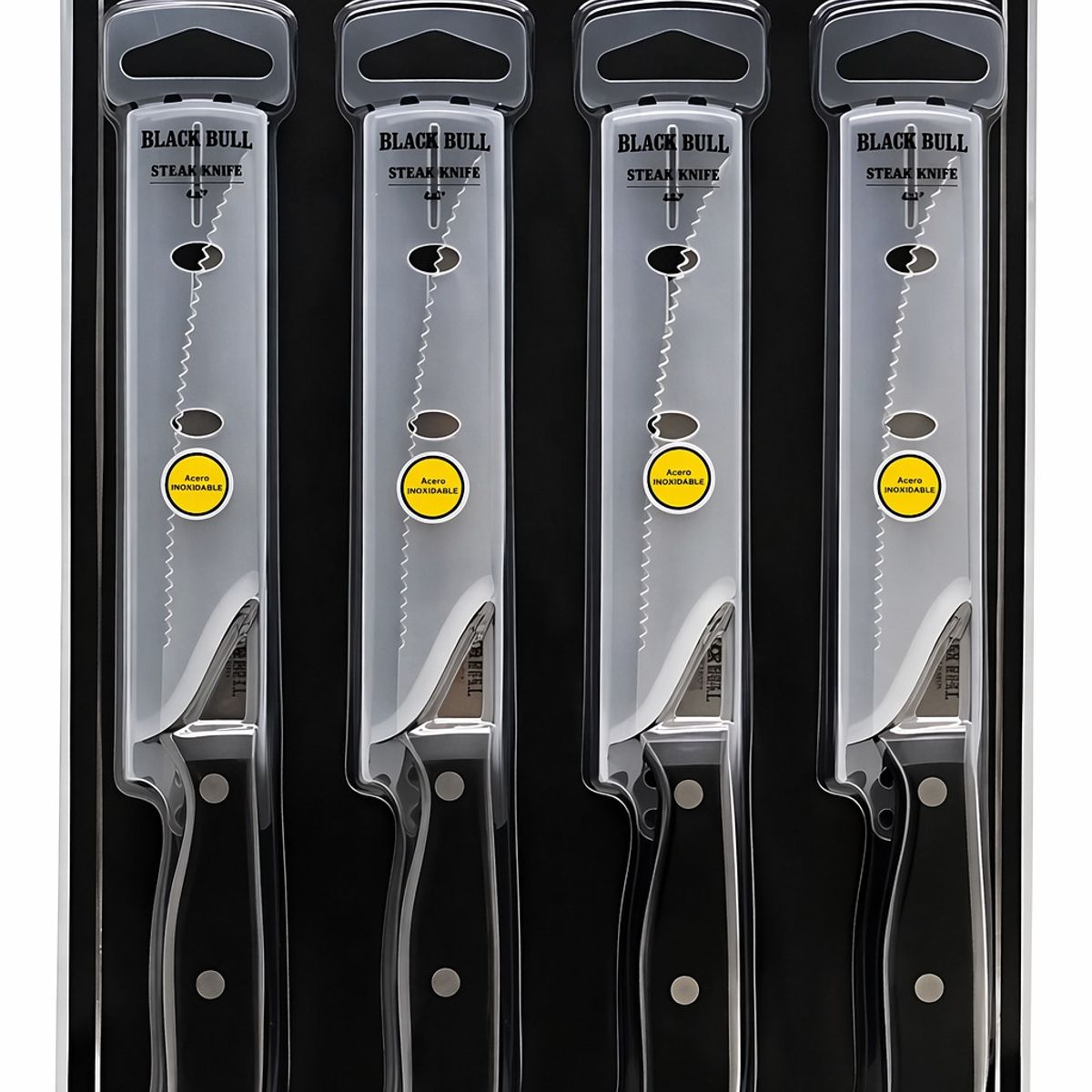 BLACK BULL - SET DE 4 CUCHILLOS STEAK BLACK BULL