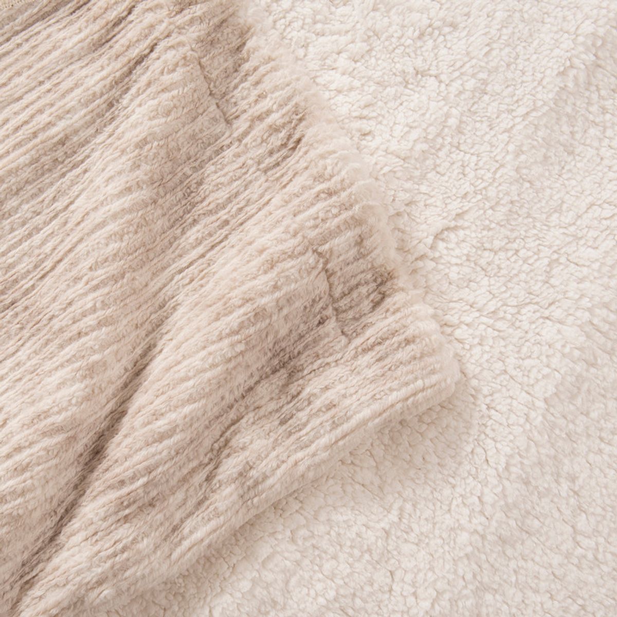 ALESSA - Manta Rabbit Fur 125x150 Beige
