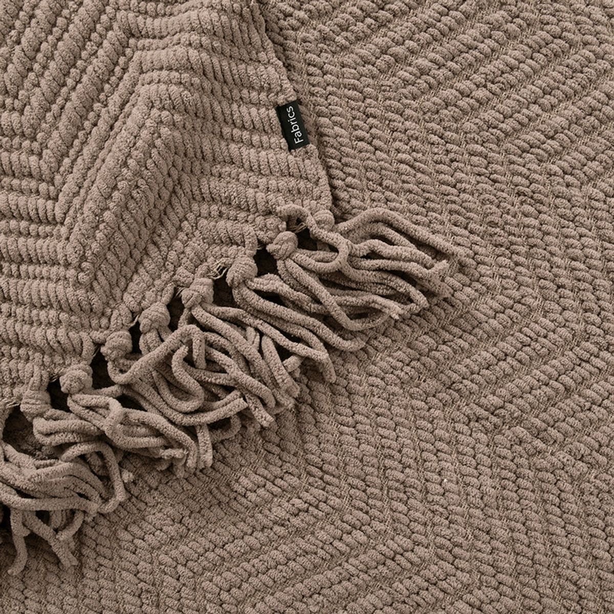 FABRICS - Manta Chunky 130x180 Pardo