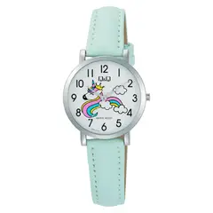 QYQ - RELOJ MARCA Q58A-011PY PARA NIÑAS ANALOGO METAL