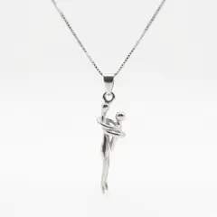 LK LUKSO - Collar Abrazo Eterno Mamá e Hijo Plata Ley 950