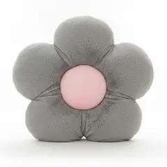 CRUSEC - Cojín De Suelo Diseño Flor De Felpa Suave Y Estético