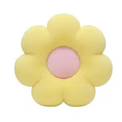 CRUSEC - Cojín De Suelo Diseño Flor De Felpa Suave Y Estético