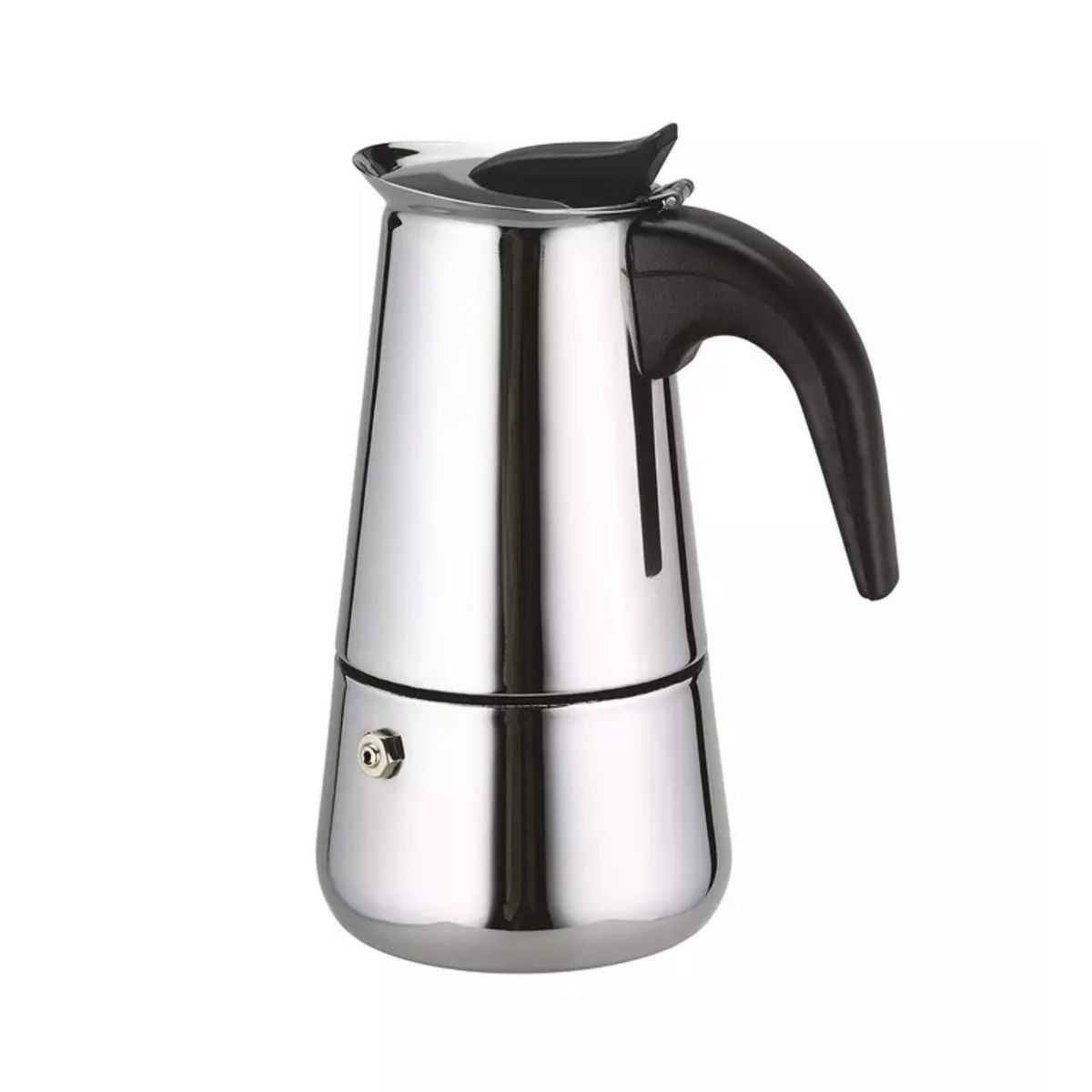 GENERICO - Cafetera Italiana Acero Inoxidable 4 Tazas Espresso