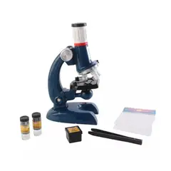 GENERICO - Juguete Microscopio 3xZoom Educativo Infantil Azul