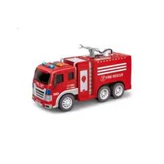 GENERICO - Juguete Camion De Bomberos A Control Remoto Luces Y Sonido Infantil