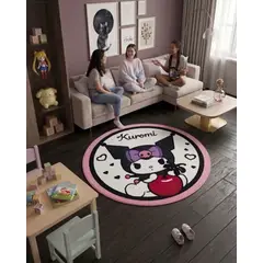 GENERICO - Alfombra Decorativa Infantil Circular de 80cm