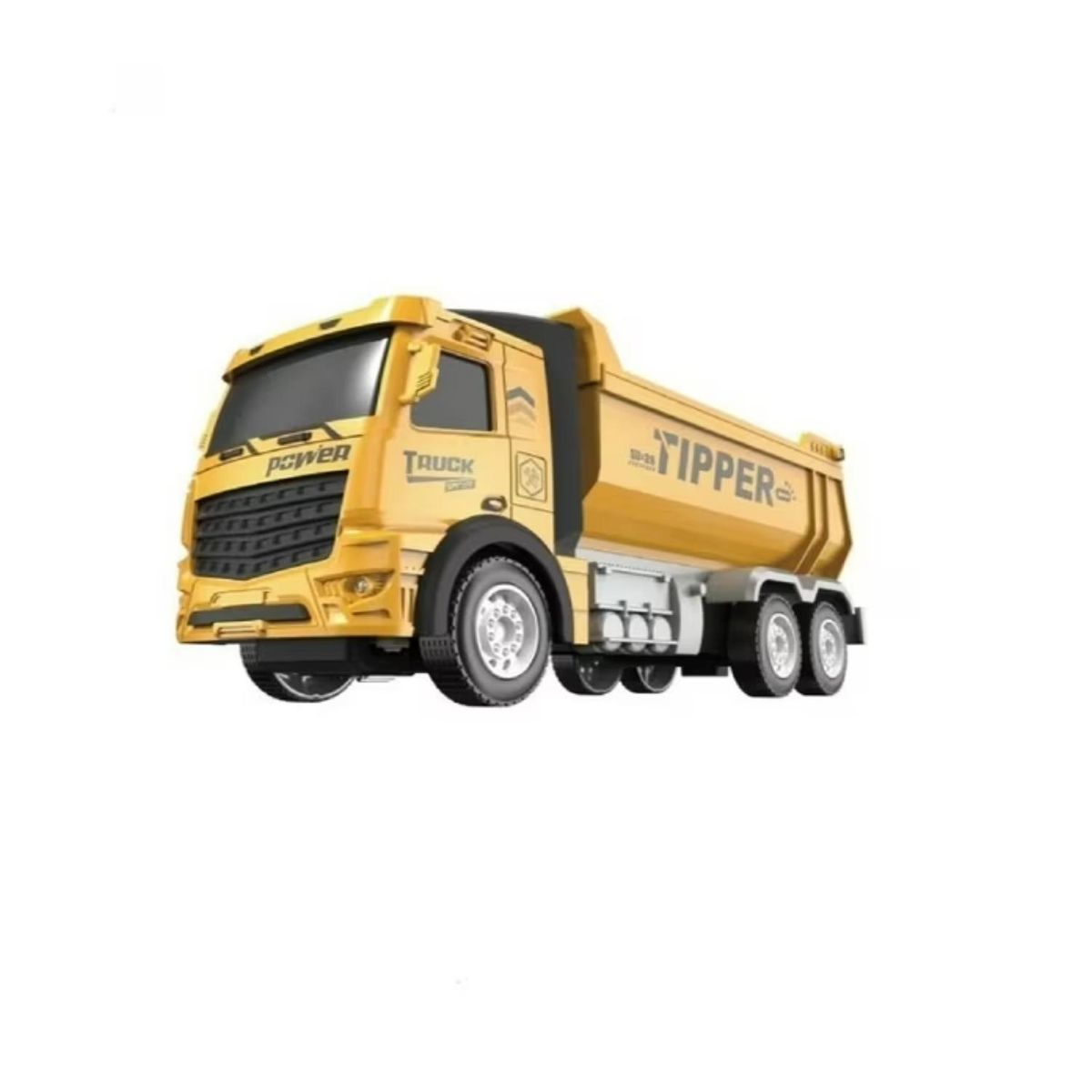 GENERICO - Juguete Camion Volqueta A Control Remoto 11x25x8cm Infantil