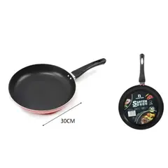 GENERICO - SARTÉN 30 CM ANTIAHERENTE FONDO ROJO USO DIARIO COCINA DOMÉSTICA
