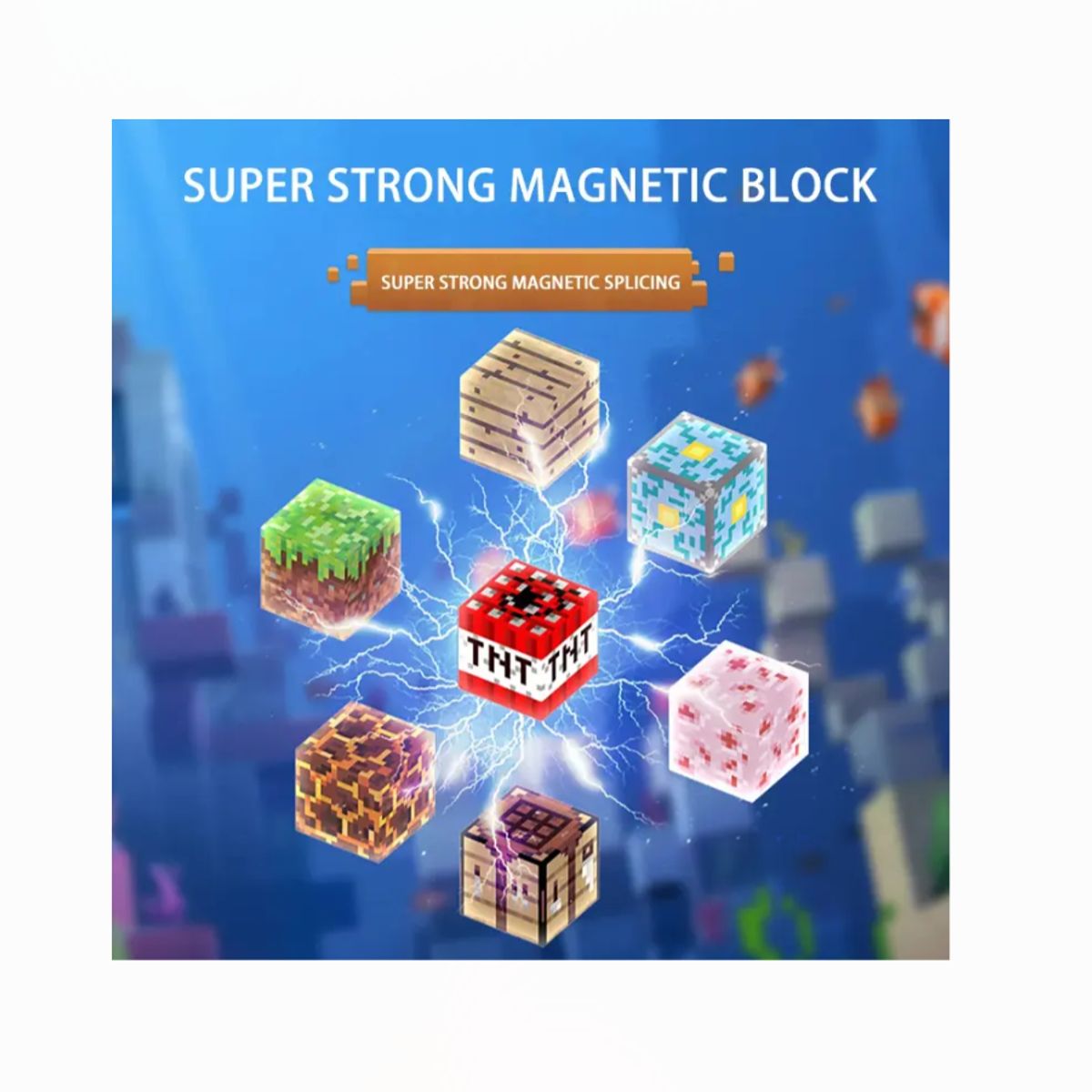 GENERICO - set magnético de bloques 120 unidades
