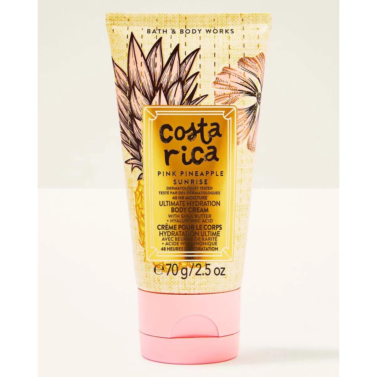 BATH & BODY WORKS - Crema Corporal Hidratante Mini Bath and Body Works Pink Pineapple Sunrise