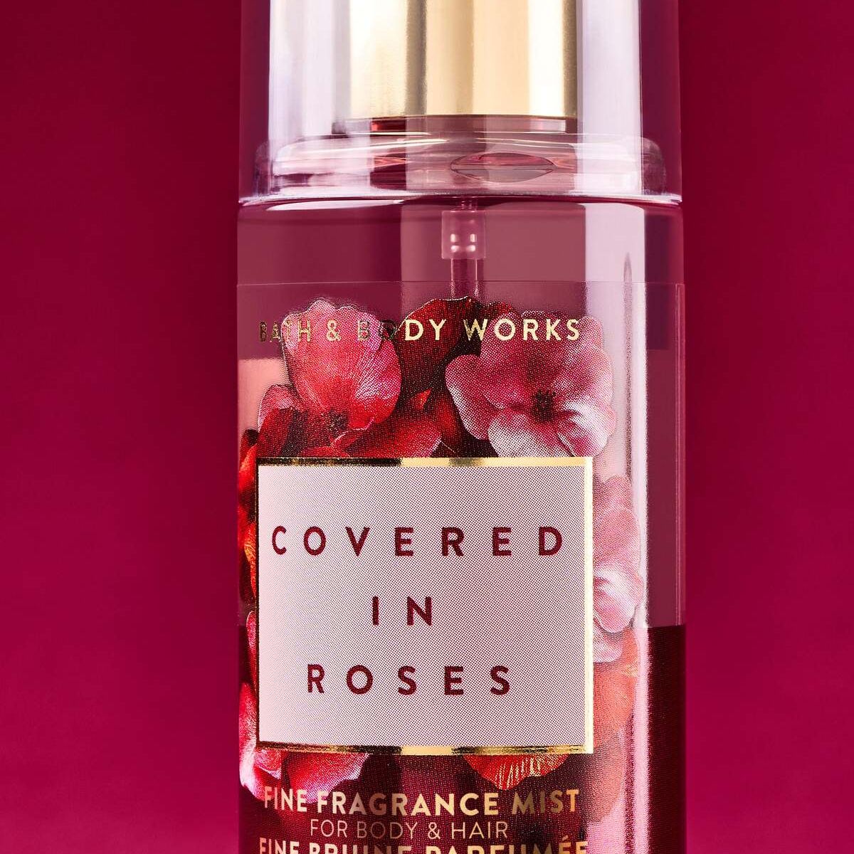 BATH & BODY WORKS - Mist Corporal Mini Bath and Body Works Covered In Roses
