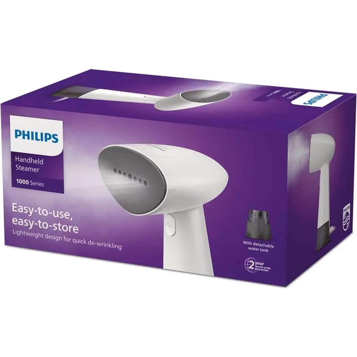 PHILIPS - Plancha vertical Vaporizador Philips Sth1010 Handheld Steamer Color Blanco