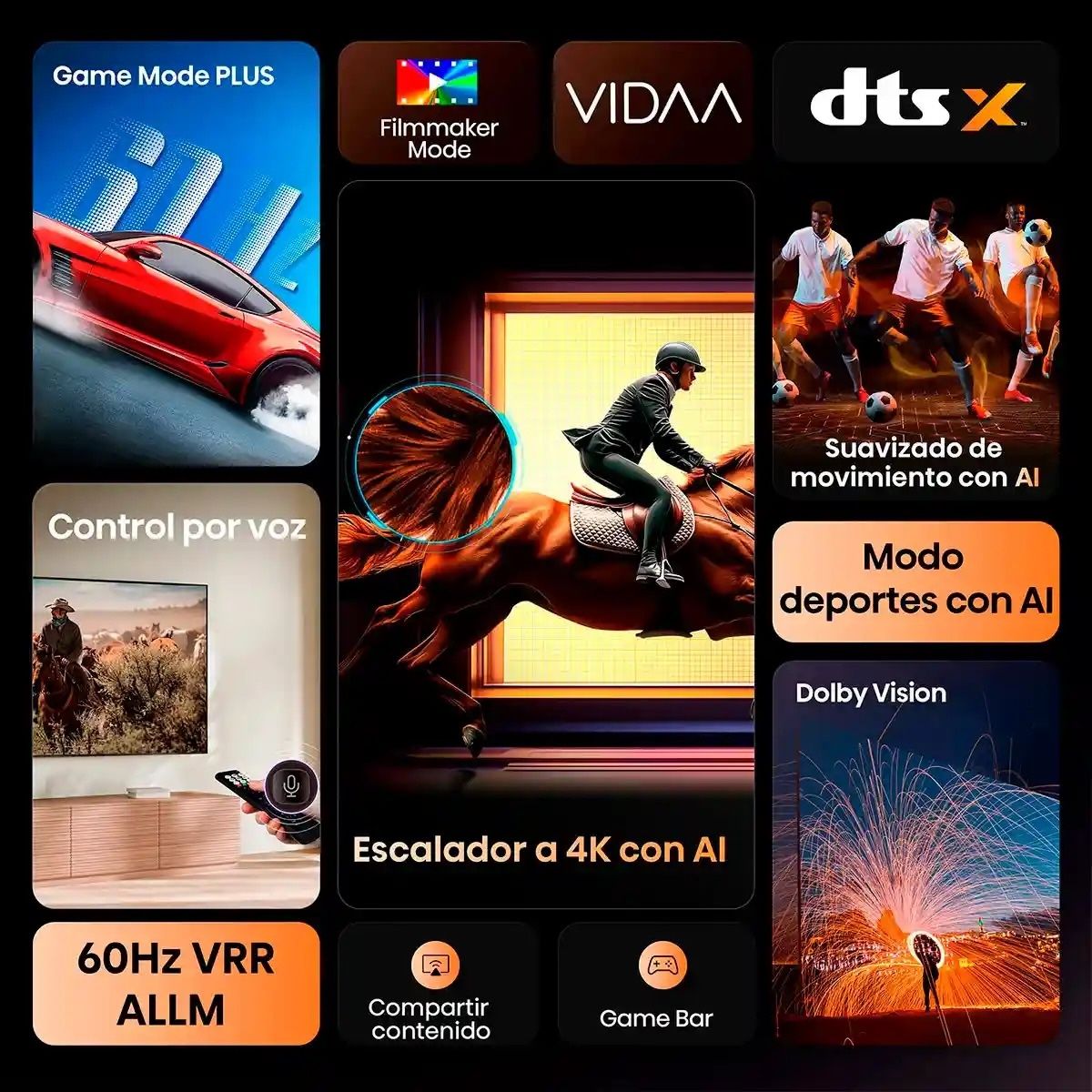 HISENSE - Smart TV Hisense 50A6NV 50” 4K UHD VIDAA