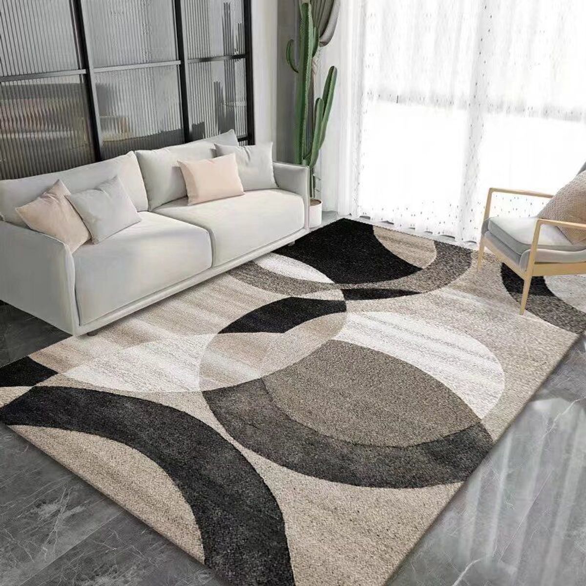 GENERICO - ALFOMBRAS RECTANGULAR CON DISEÑO 200X240 CM ILUSION 3D